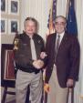 Joe Dalkowski & Sheriff John Moran 25th anniversary with LVMPD